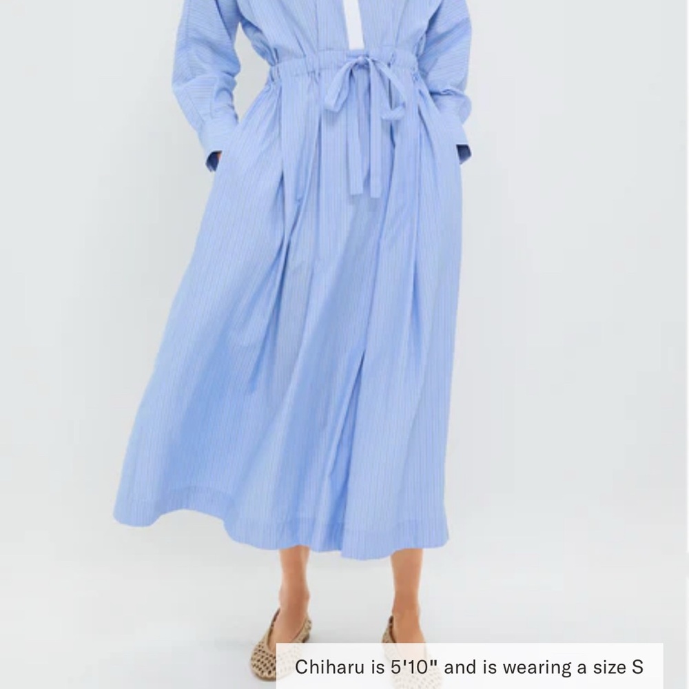 Tuckernuck Blue and White Striped Dress